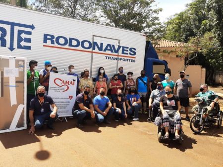 ENTREGA DA GELADEIRA DA CAMPANHA DOAO CONSCIENTE EM PARCERIA COM RTE RODONAVES